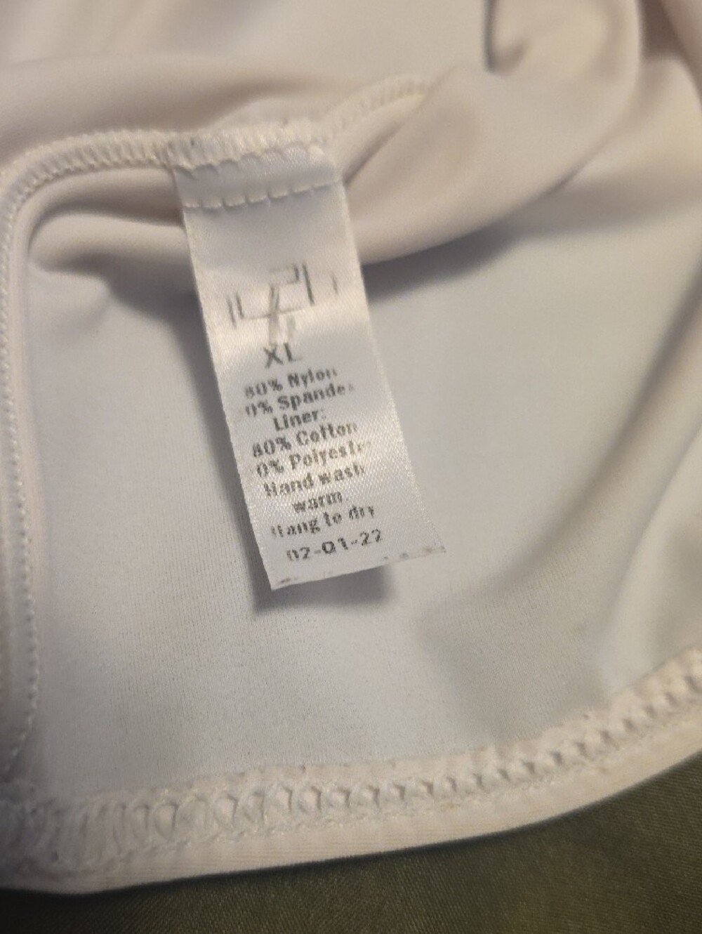 gc2b FtM Trans Chest Binder White V-Neck Full Length XL - Picture 2 of 5
